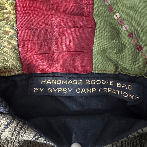 Gypsy Camp Creations Dragonfly Embroidered Boodle Bag - Picture 5 of 5